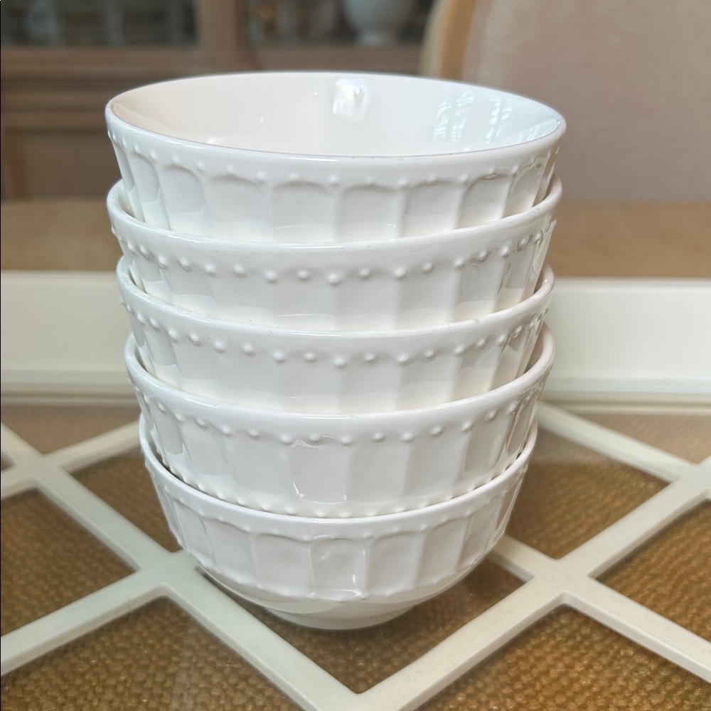 Gibson Design Regalia White Dessert Bowl (5)